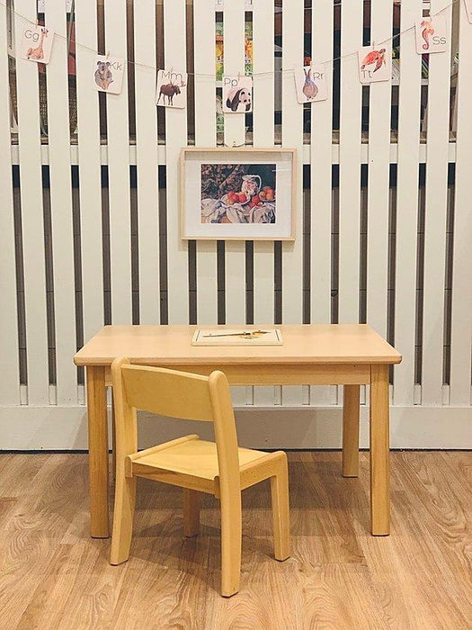 Furniture Range Toddler (12m - 3 Yrs) Table and Chairs 60x80cm Chair Height 26cm, Table Height 46cm - My Playroom 