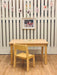 Montessori Furniture Toddler TABLE SET (12m - 3yrs) Beechwood - Table 80(L) x 60(W) x 46(H)cm, Chair 26cm(H) - My Playroom 