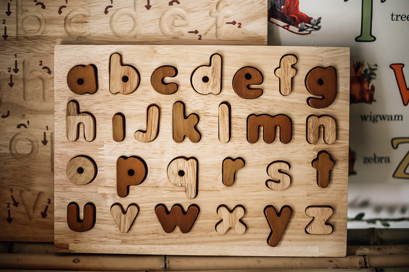 Qtoys Natural Lowercase Puzzle 3yrs+ - My Playroom 