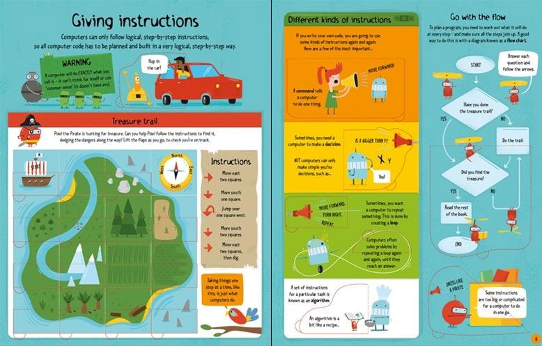 Lift the Flap Computers and Coding (Board Book) - My Playroom 