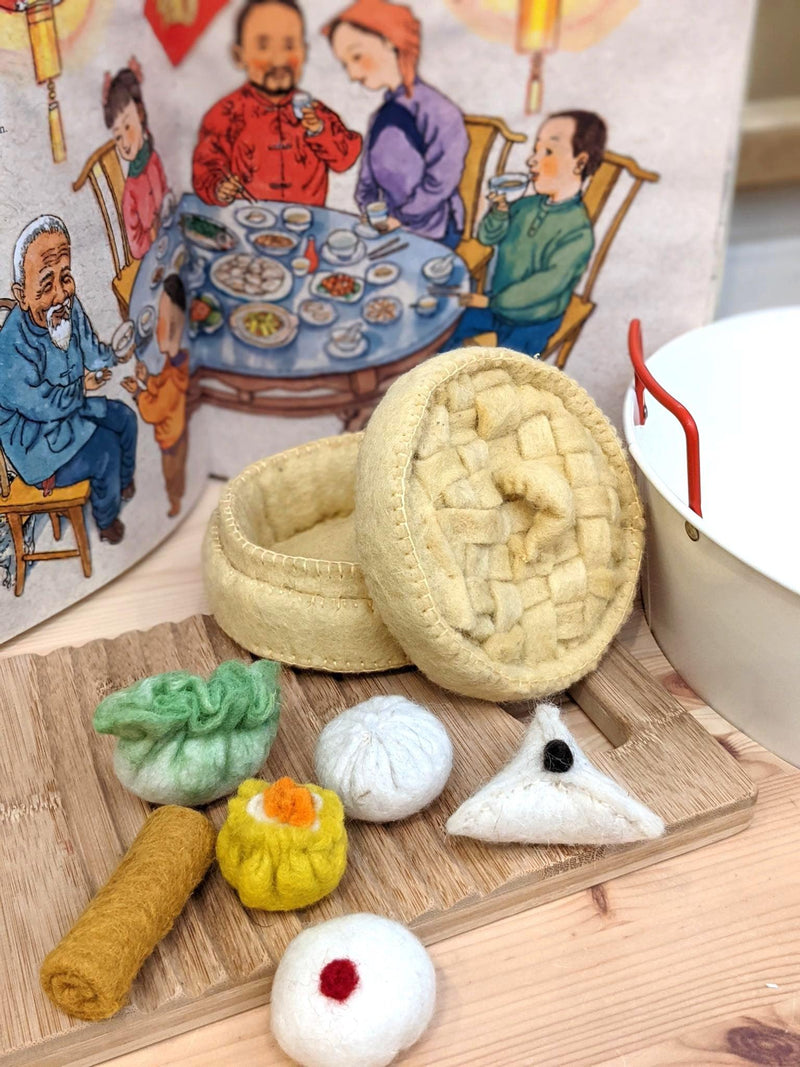 Papoose Felt Yum Cha Steamer Basket Set of 2 - My Playroom 