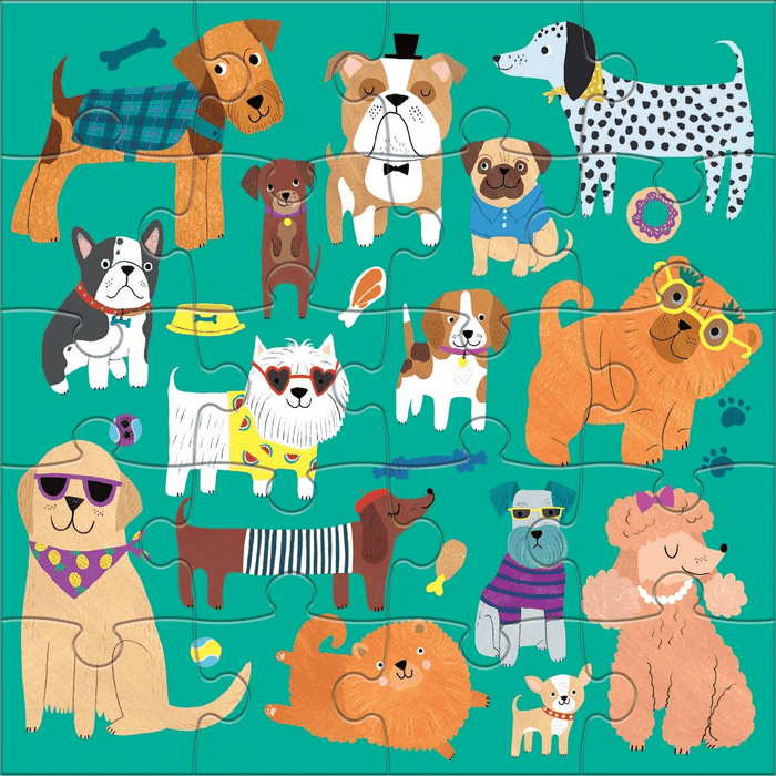 Mudpuppy 20pc Magnetic Puzzle Cats & Dogs - My Playroom 