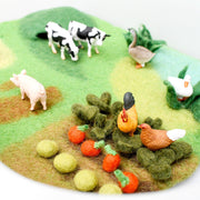 Tara Treasures Farm Felt Play Mat Playscape 35cm - My Playroom 