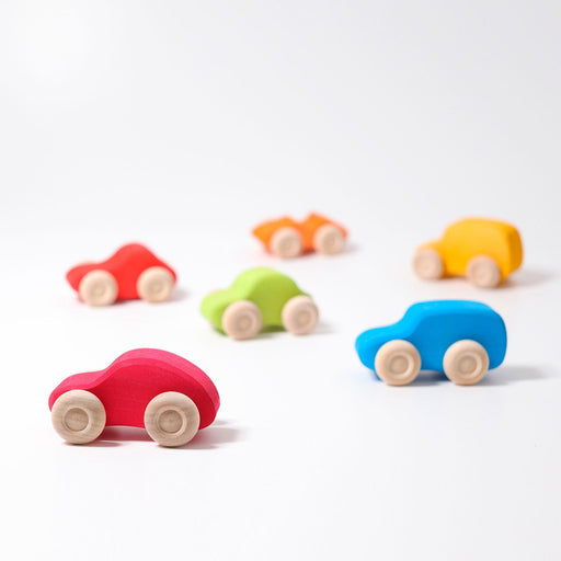 Grimm’s Colored Wooden Cars 0m+ - My Playroom 