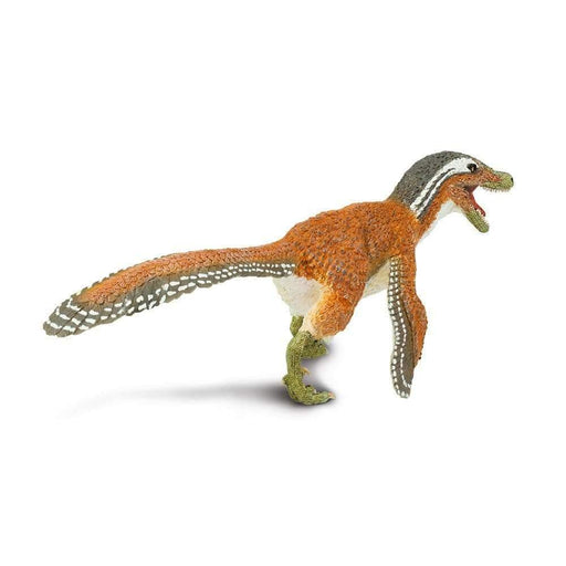 Feathered Velociraptor Figurine Large Dinosaur and Prehistoric World Collection - My Playroom 