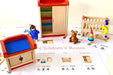 Goki Furniture for Flexible Puppets, Children's Room 3yrs+ - My Playroom 