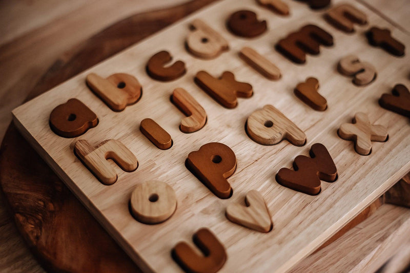 Qtoys Natural Lowercase Puzzle 3yrs+ - My Playroom 