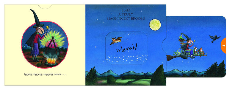Room on the Broom: Push-Pull-Slide (Board Book) - My Playroom 