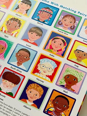 eeBoo Memory Matching Game Never Forget a Face 3yrs+ - My Playroom 