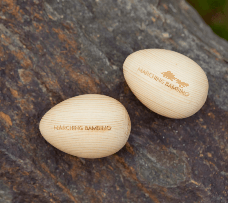 2 X Egg Shakers by Marching Bambino 6m+ - My Playroom 