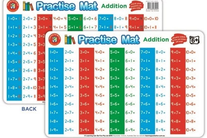 Practise Mat - Addition 6yrs+ - My Playroom 