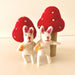 Papoose Felt Bunny Finger Puppets Set of 2 - My Playroom 