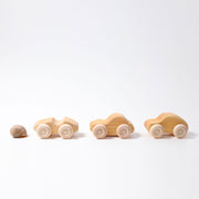 Grimm’s Wooden Cars Natural Set of 6 0m+ - My Playroom 