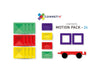 Connetix Rainbow MOVEABLE BUNDLE Creative Pack 100 Piece + Car Pack 24 Piece - My Playroom 