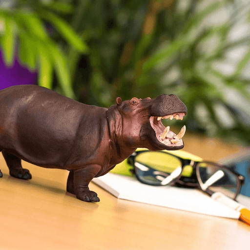 Hippopotamus Figurine Extra Large Safari Collection - My Playroom 