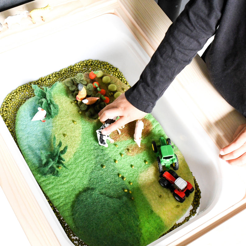 Tara Treasures Farm Felt Play Mat Playscape 35cm - My Playroom 