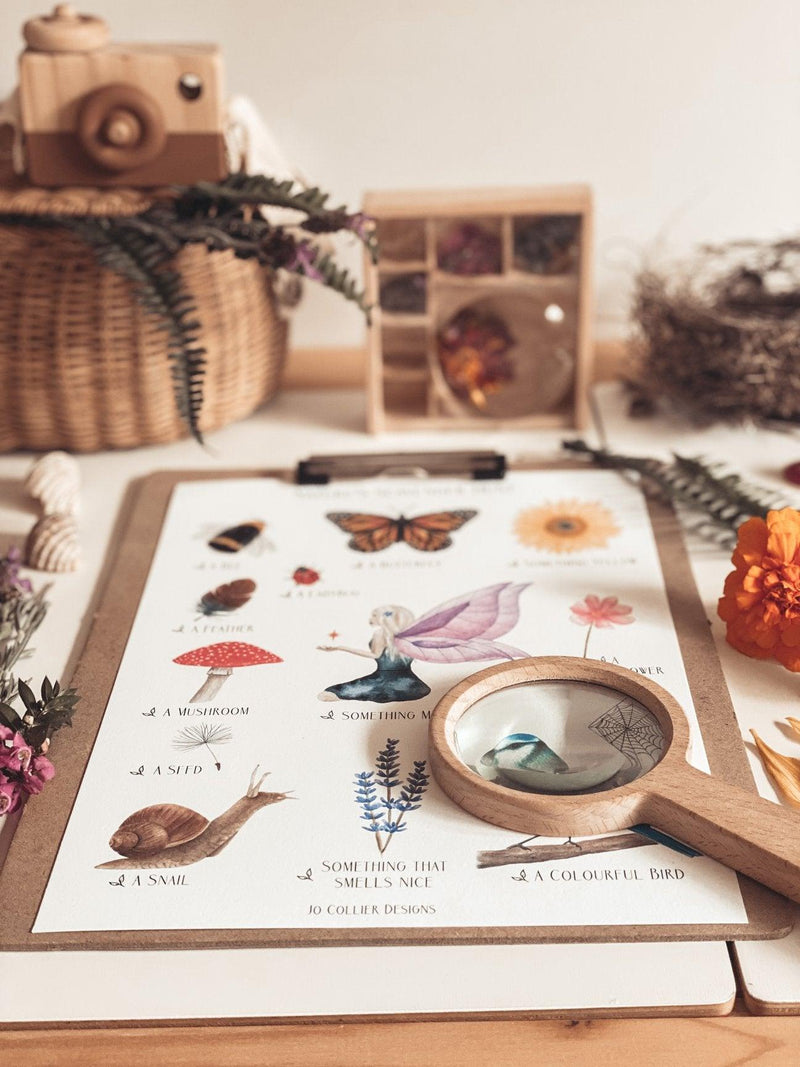 Jo Collier Nature's Scavenger Hunt Print A4 - My Playroom 