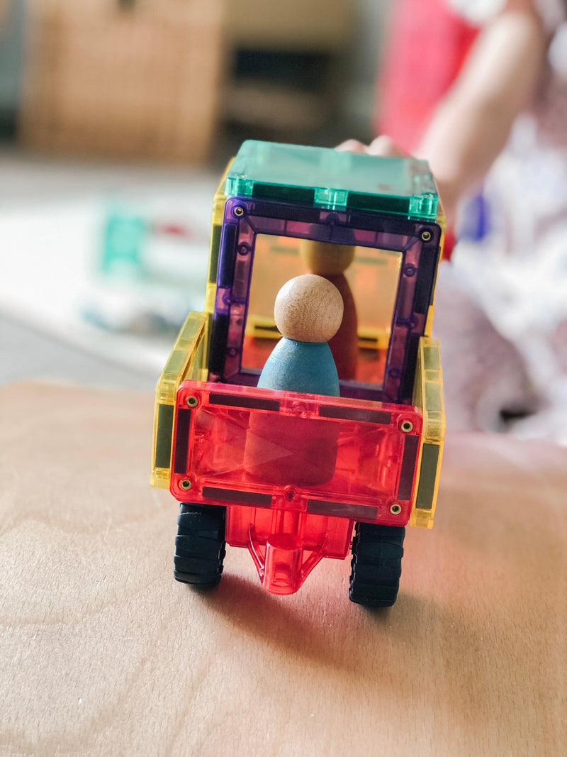 Connetix Rainbow Car Pack 24 Piece - My Playroom 