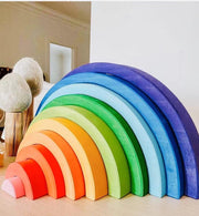 Bauspiel Giant Rainbow 10pc - 50cm - My Playroom 
