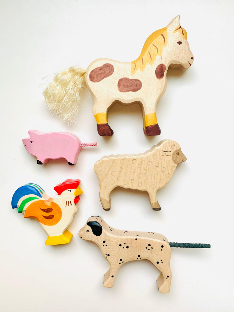 Holztiger Dalmatian Wooden Farm Animal - My Playroom 