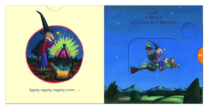 Room on the Broom: Push-Pull-Slide (Board Book) - My Playroom 