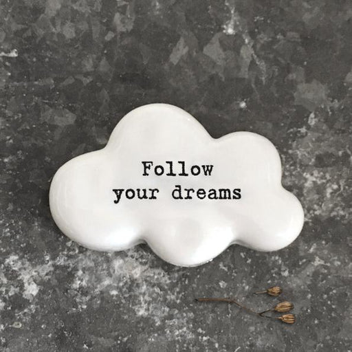 Porcelain Cloud Tokens - Follow Your Dreams - My Playroom 