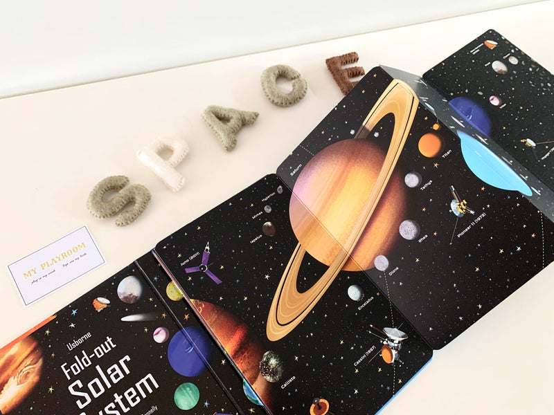 Fold-out solar system (Board Book) - My Playroom 