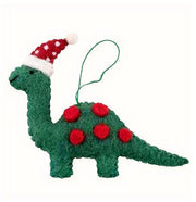 Christmas Tree Decor -- Dinosaur with hat - My Playroom 