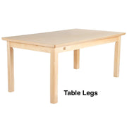 Montessori Furniture Replacement TABLE LEGS ONLY 4 Pieces - My Playroom 