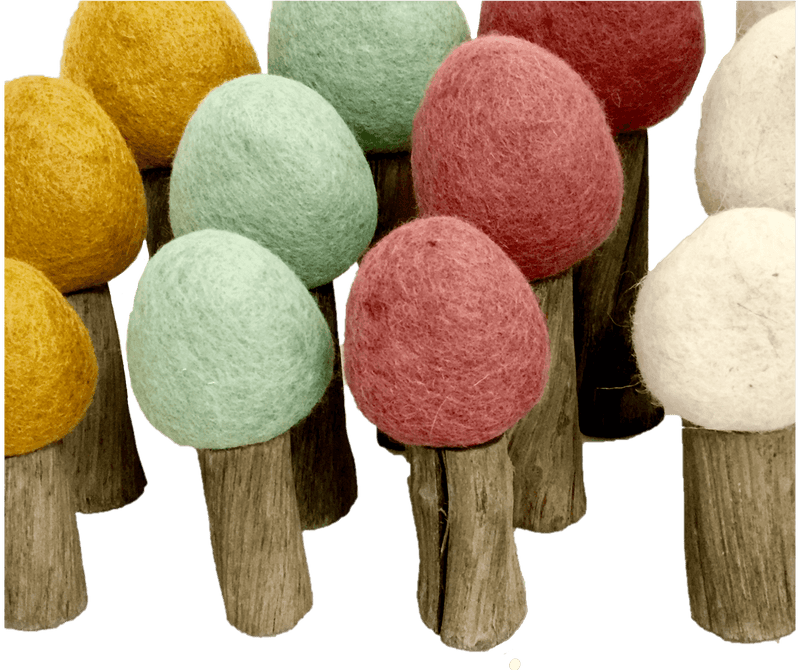 Papoose Earth Forest Trees Set of 12 - My Playroom 