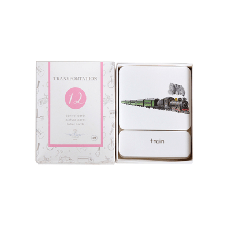Transportation 3-Part Cards English - My Playroom 
