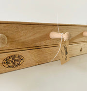 Peg Rails in Oak - 6 Peg 92cm - My Playroom 