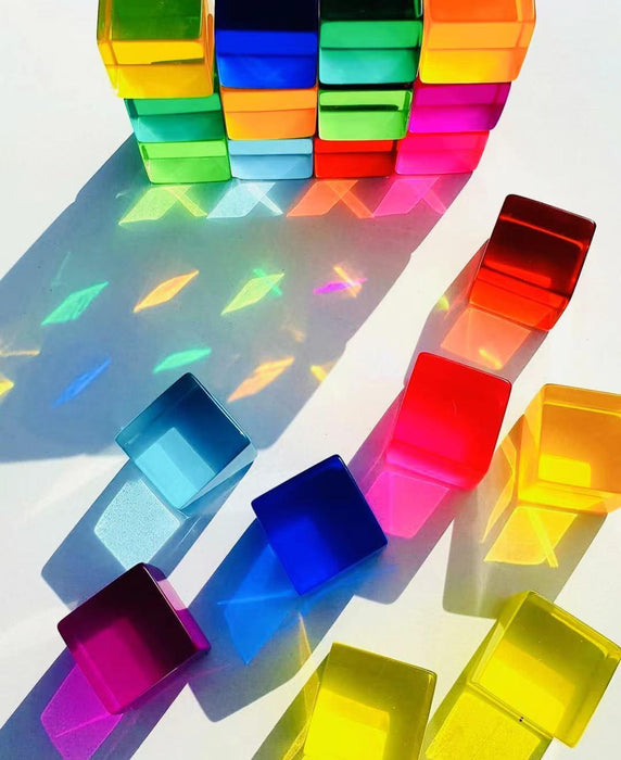 Bauspiel Lucite Cubes  20pc - My Playroom 