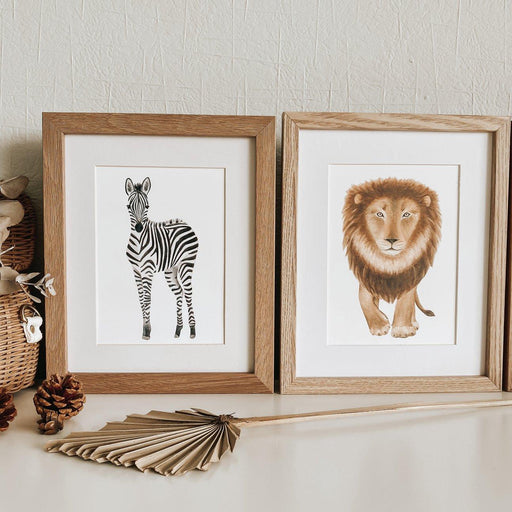 Jo Collier Zebra Zella Print A4 - My Playroom 