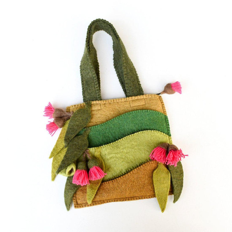 Tara Treasures Felt Australian Gumnut Playscape Bag - My Playroom 