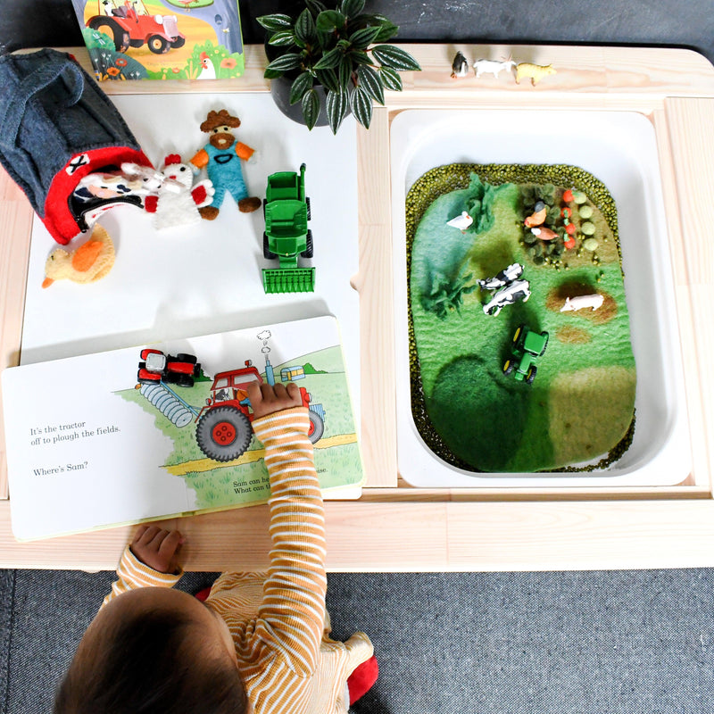 Tara Treasures Farm Felt Play Mat Playscape 35cm - My Playroom 