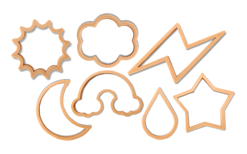 Kinfolk Pantry Mini Sky Eco Cutter Set - My Playroom 