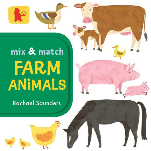 Mix and Match: Farm Animals (Board Book) - My Playroom 