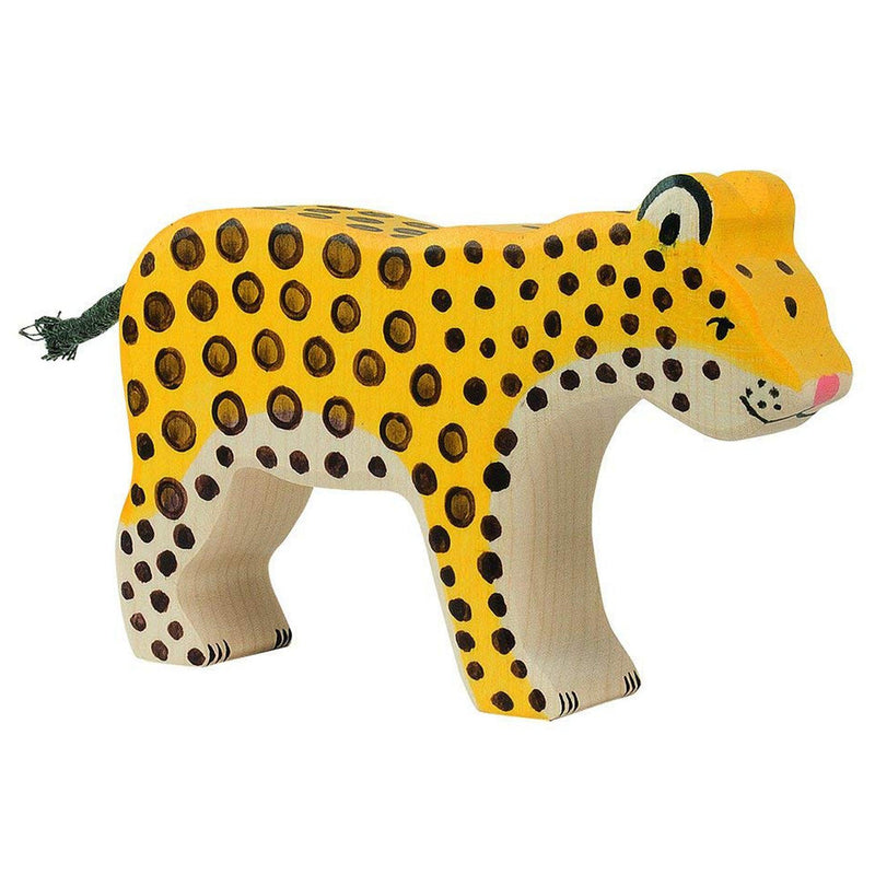 Holztiger Leopard Wooden Wildlife Animal - My Playroom 