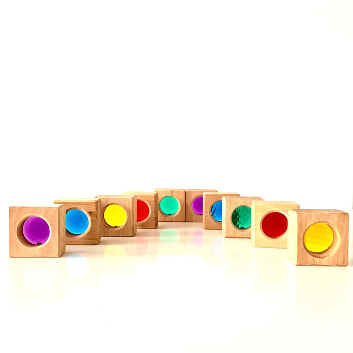 Bauspiel Discovery Kaleidoscope Blocks - 25 Piece - My Playroom 