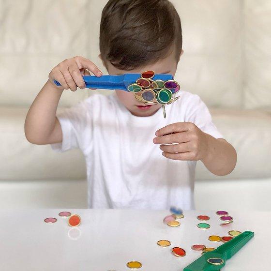 Learn & Grow Toys Magnetic Counting Chips Packet of 100 3yrs+ - My Playroom 