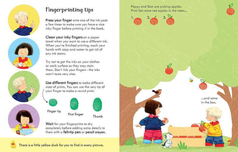 Poppy and Sam's Fingerprint Activities - My Playroom 