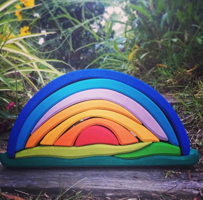 Gluckskafer Sunrise Rainbow Arch Blue 10pcs - My Playroom 
