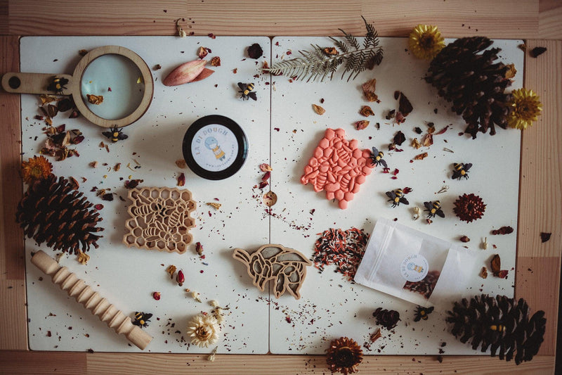 Kinfolk Pantry Teddy Bear Bee & Honey Comb Eco Cutter Set - My Playroom 