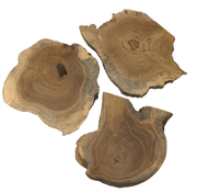 Natural Playdough Board Teak Wood - My Playroom 