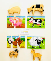 My First Puzzles of Farm Animals 18m+ - My Playroom 