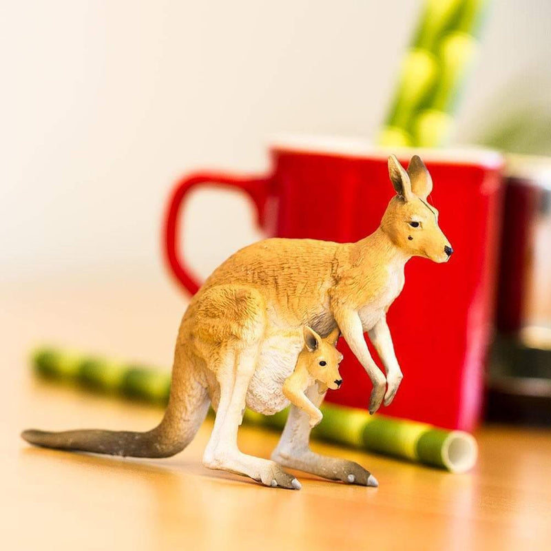 Kangaroo with Joey Australian Figurine - My Playroom 