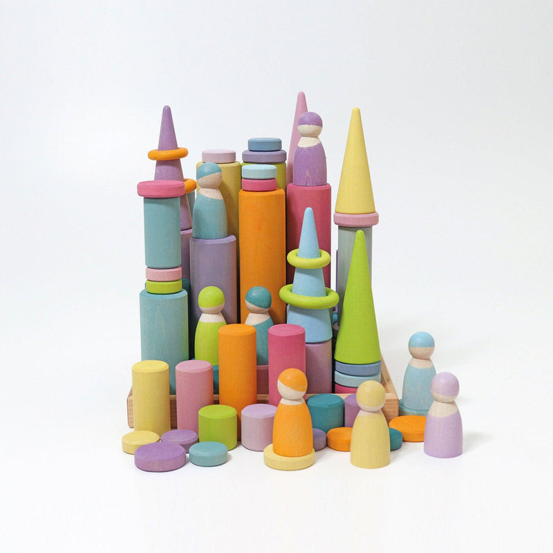 Grimm’s Large Building Rollers Pastel 3yrs+ - My Playroom 