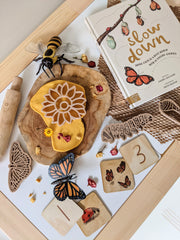 Natural Playdough Board Teak Wood - My Playroom 