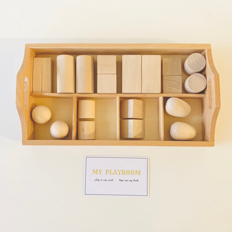 Montessori Wooden Sorting Tray - My Playroom 